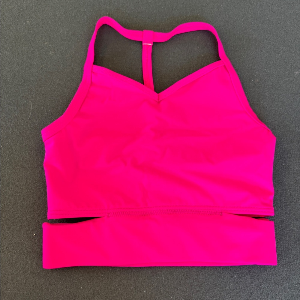 Balera Hot Pink athletic crop top